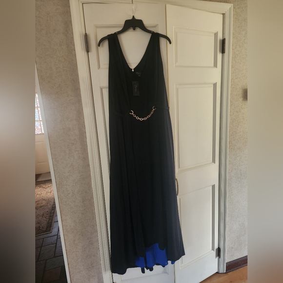 Thalia Sodi Women's Belted-Detail Maxi Dress (X-Large, Black)NWT - Picture 4 of 6